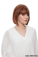 Load image into Gallery viewer, 111 Paige Mono-Top Machine Back Wig - Wild Fire - Human Hair Wig
