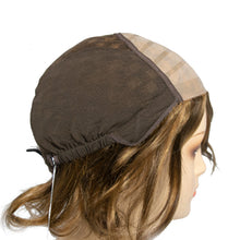 Load image into Gallery viewer, 120 Medi-Tach - Hand Tied French Top Wig construction side