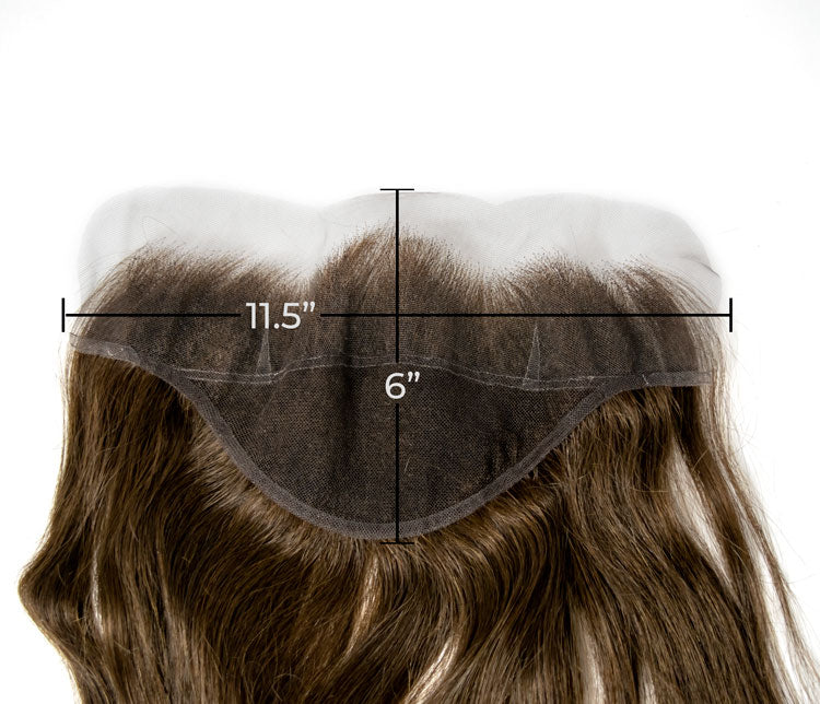 Front-to-Top | Lace Front Human Hair Topper (100% Hand-Tied)