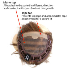Load image into Gallery viewer, BA881 Synthetic Mono Top L: Bali Synthetic Hair Pieces