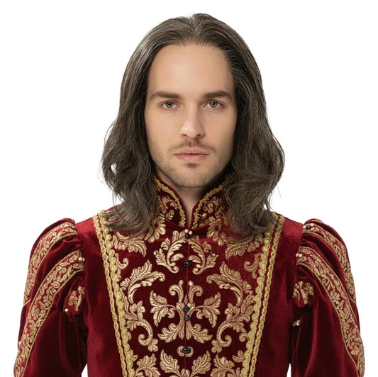 161 Men's Theatrical Wig Short | Lace Front Remy Human Hair Wig (100% Hand-Tied)