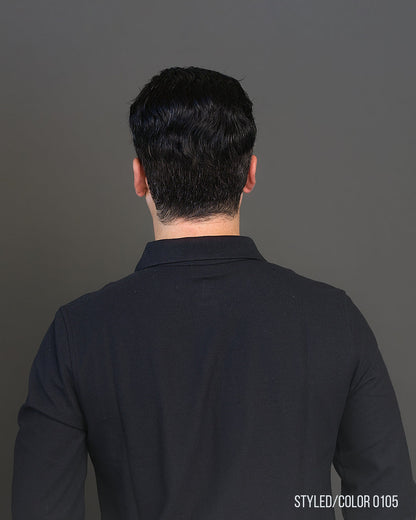 400 Men's System H | Mono-Top Remy Human Hair Topper (100% Hand-Tied)