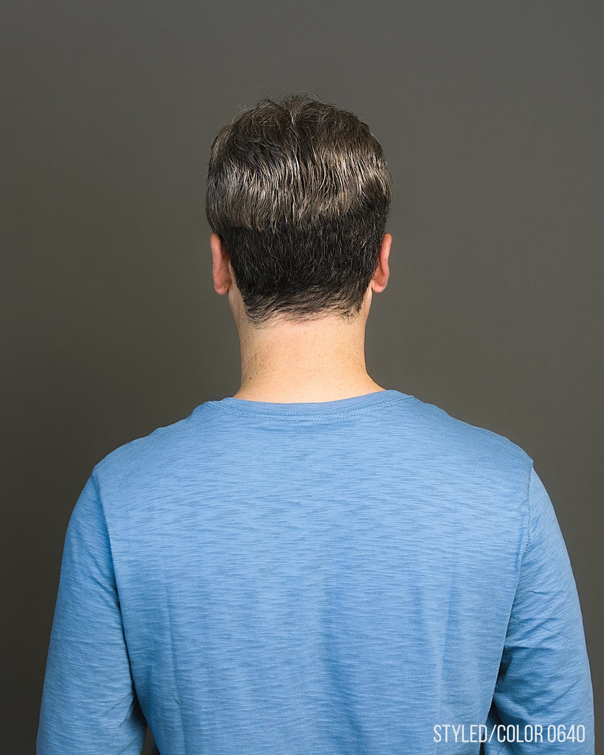 402 Men's System H | Mono-Top Remy Human Hair Topper (100% Hand-Tied)