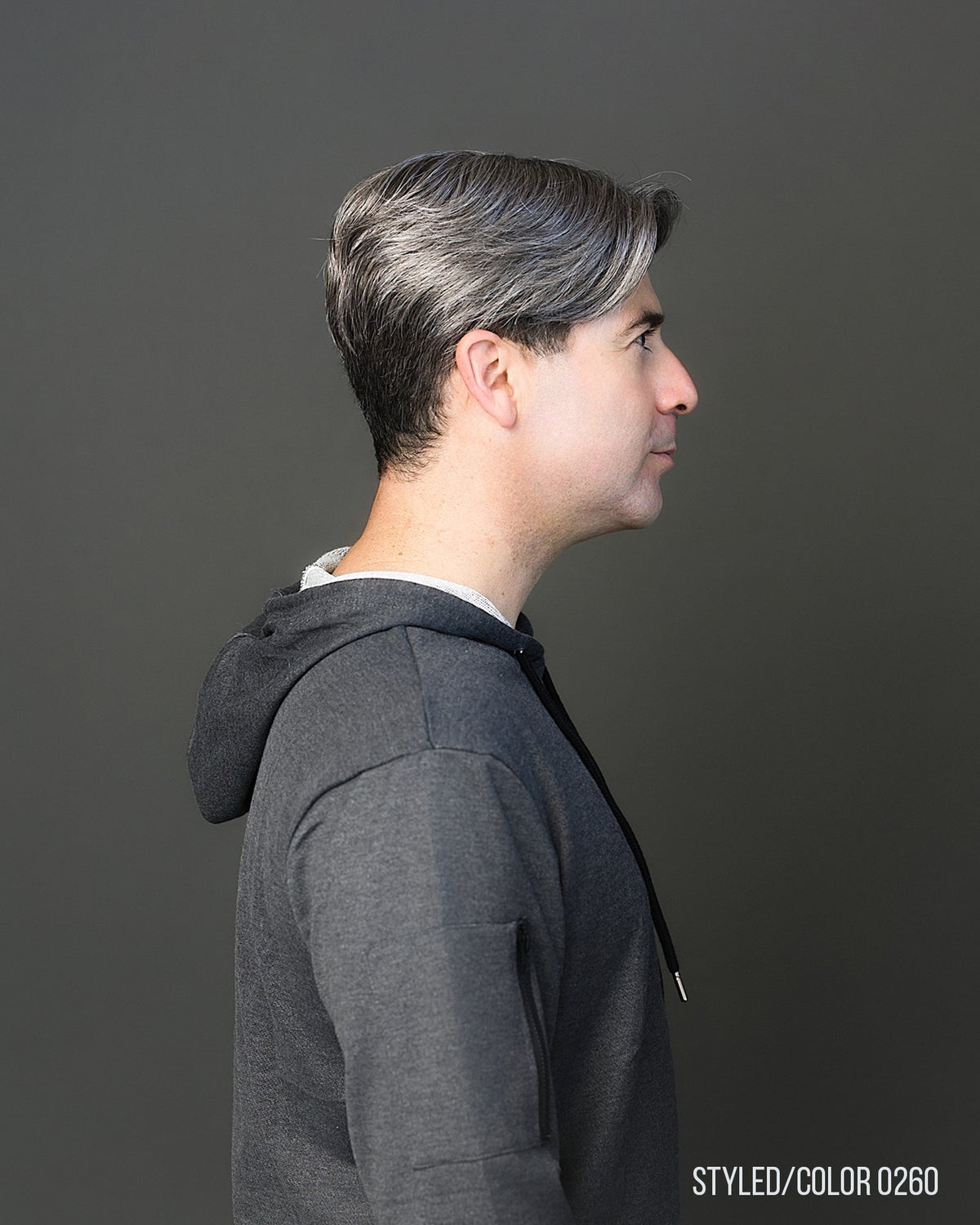 403 Men's System H | Mono-Top Remy Human Hair Topper (100% Hand-Tied)