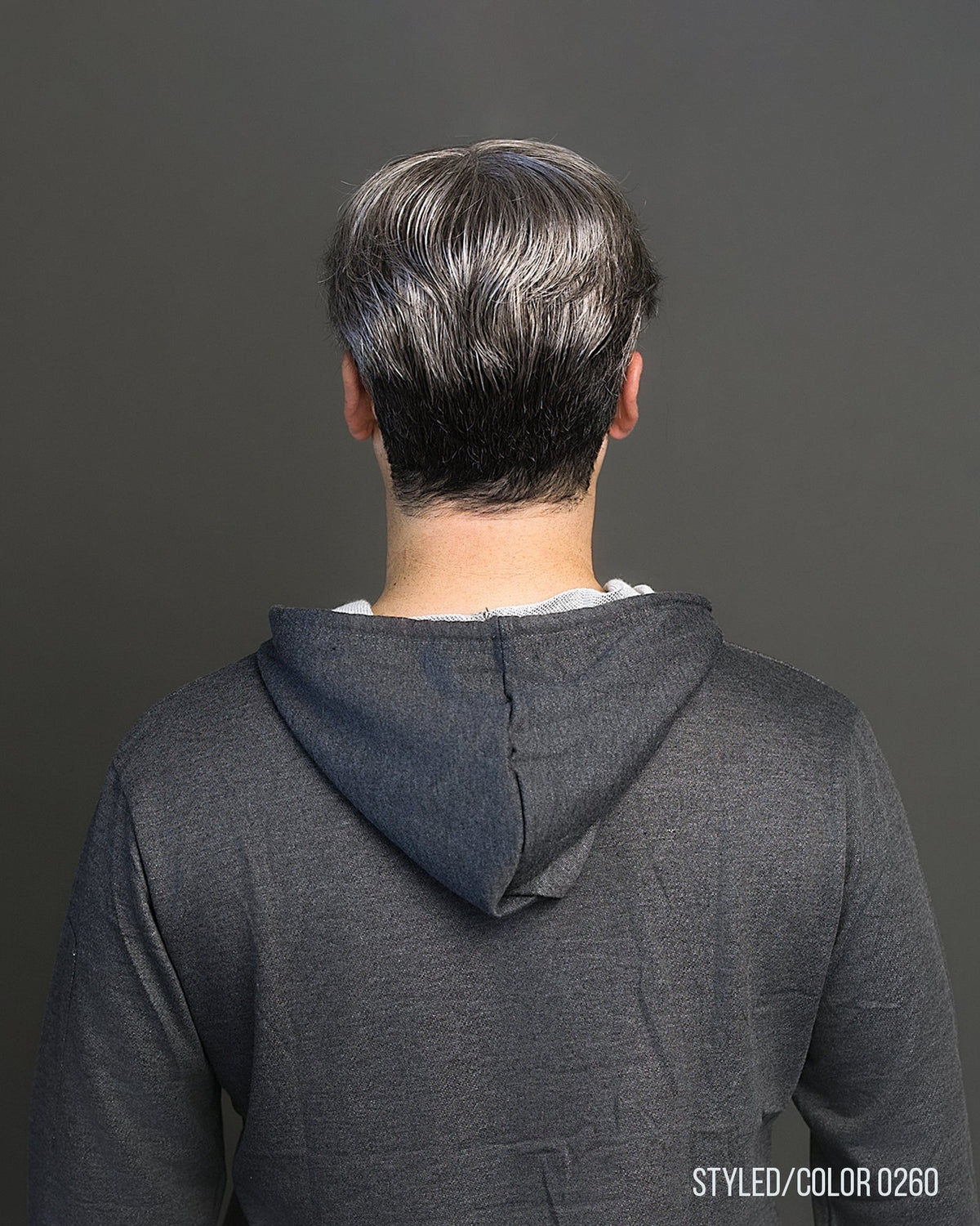 403 Men's System H | Mono-Top Remy Human Hair Topper (100% Hand-Tied)