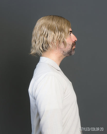 405 Men's Lace Front | Lace Front Skin Cap Remy Human Hair Topper