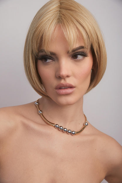 Aria | Lace Front Mono Part Heat-Friendly Synthetic Wig