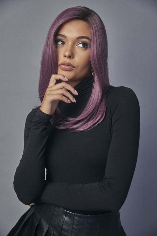 Cosmo Sleek | Lace Front Mono Part Heat-Friendly Synthetic Wig