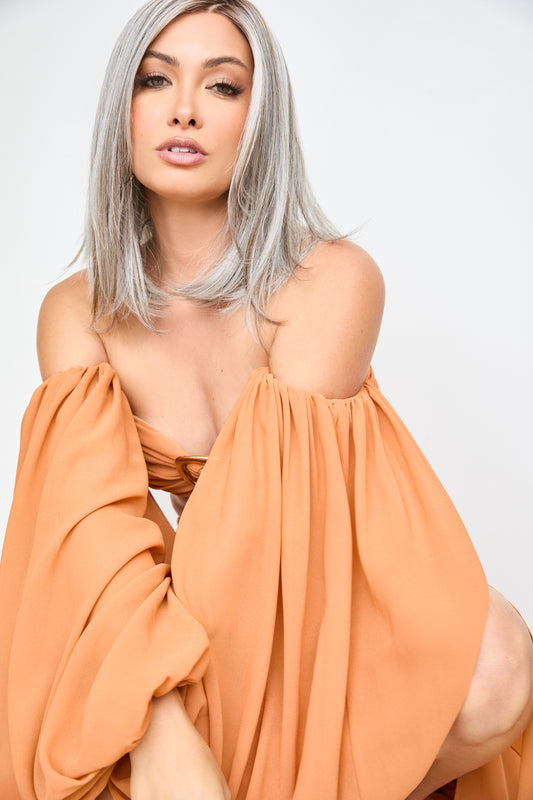 Davina | Lace Front Mono Part Heat-Friendly Synthetic Wig