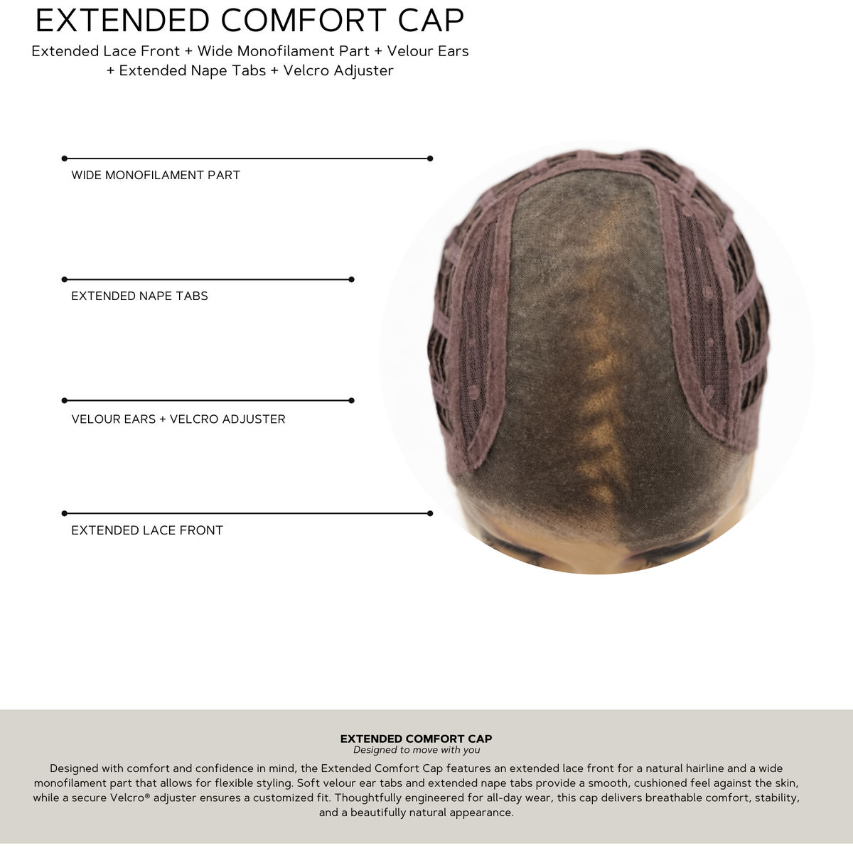 Ila | Lace Front Mono Part Heat-Friendly Synthetic Wig