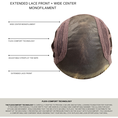 Smooth Wavez | Lace Front Mono Part Heat-Friendly Synthetic Wig