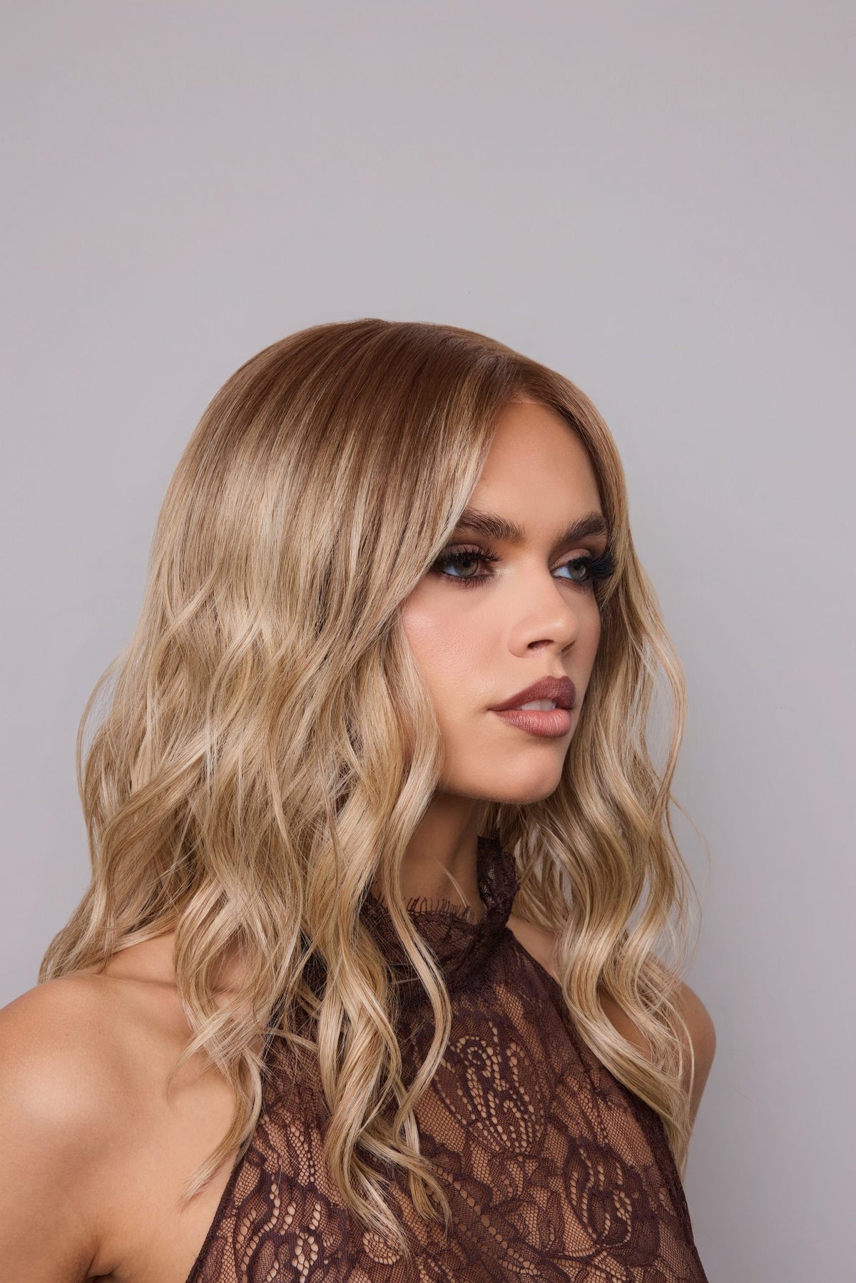 Franky | Lace Front Mono Part Heat-Friendly Synthetic Wig