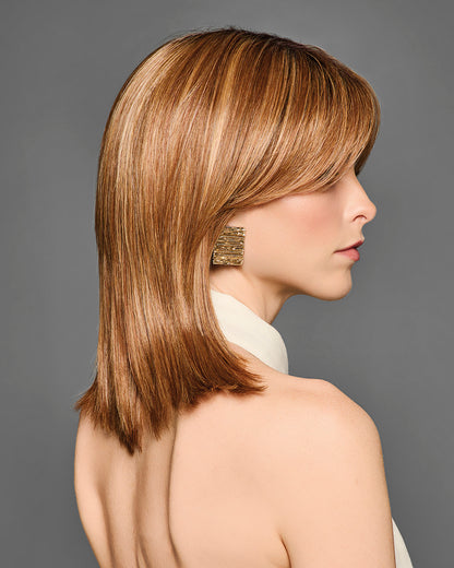 SERVING LOOKS by GABOR in color GF29-33SS ICED PUMPKIN SPICE | Strawberry Blonde shaded with Dark Red-Brown