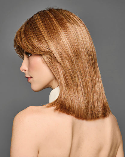 SERVING LOOKS by GABOR in color GF29-33SS ICED PUMPKIN SPICE | Strawberry Blonde shaded with Dark Red-Brown
