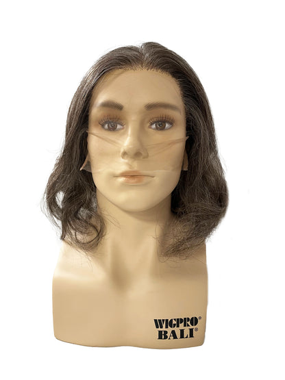 161 Men's Theatrical Wig Short | Lace Front Remy Human Hair Wig (100% Hand-Tied)