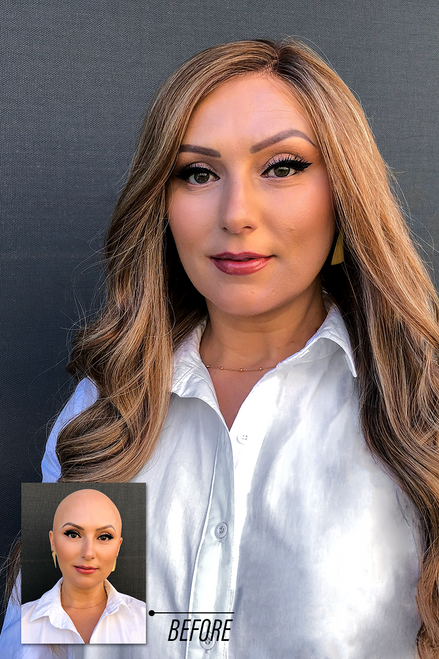 Kim | Lace Front Mono Top Remy Human Hair Wig (100% Hand-Tied)