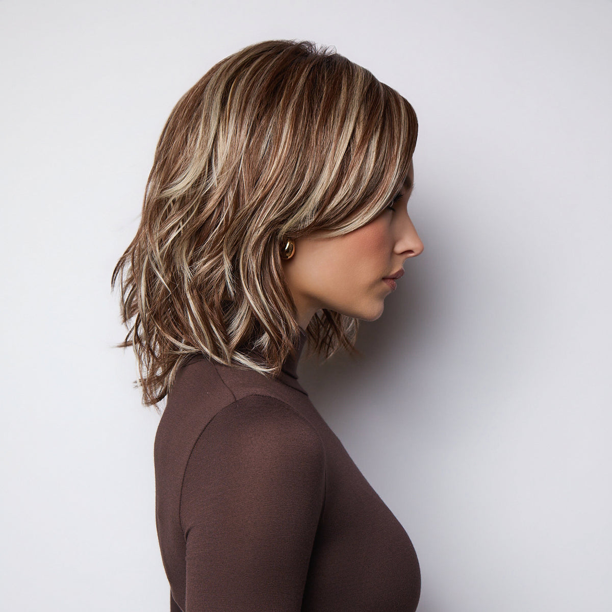 Loryn | Lace Front Mono Part Heat-Friendly Synthetic Wig