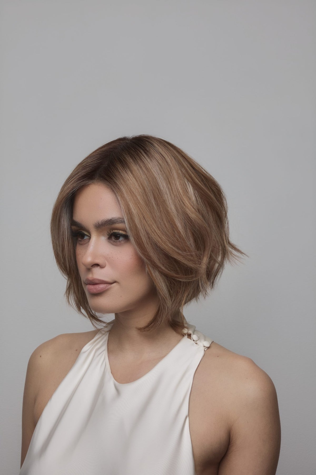 Mira | Lace Front Monofilament Heat-Friendly Synthetic Wig (100% Hand-Tied)