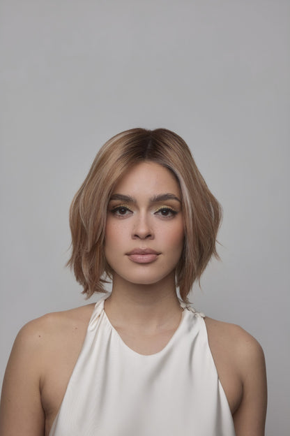 Mira | Lace Front Monofilament Heat-Friendly Synthetic Wig (100% Hand-Tied)