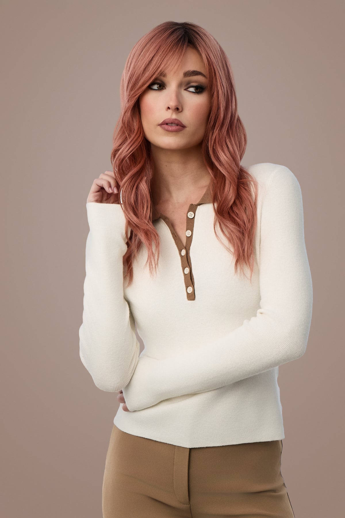 Posh Wavez | Lace Front Mono Part Heat Friendly Synthetic Wig