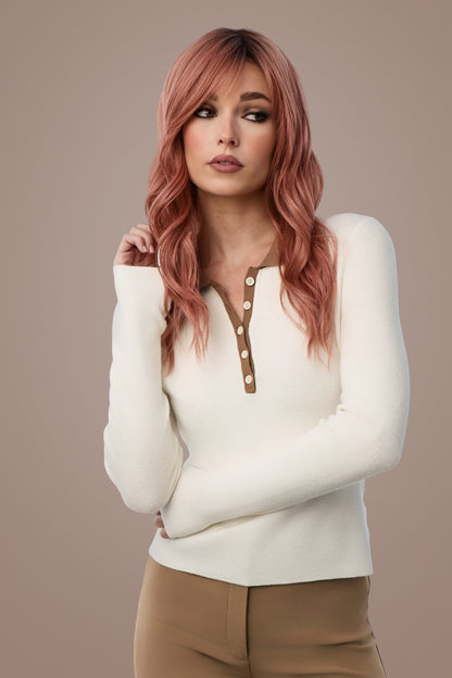 Posh Wavez | Lace Front Mono Part Heat Friendly Synthetic Wig