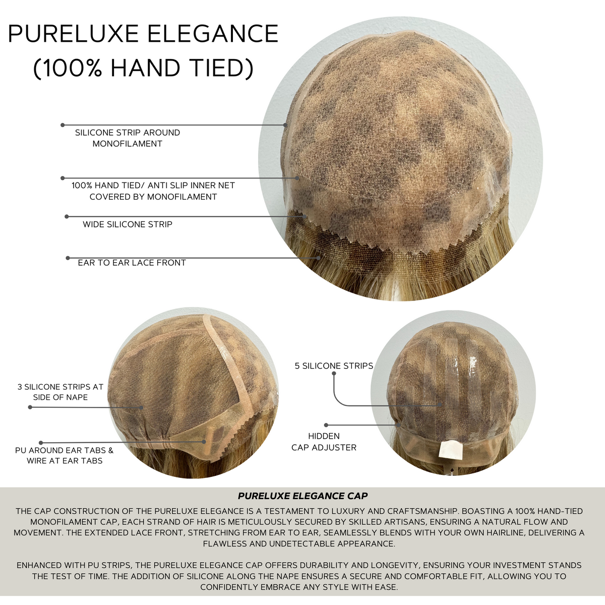 Oakly | Lace front Monofilament Human Hair Wig (100% Hand-Tied)