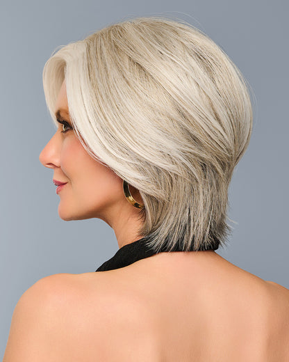 TAILORED ALLURE in color RL51/61 ICED GRANITA | Lightest Grey Progresses to a Deep Grey at the Nape