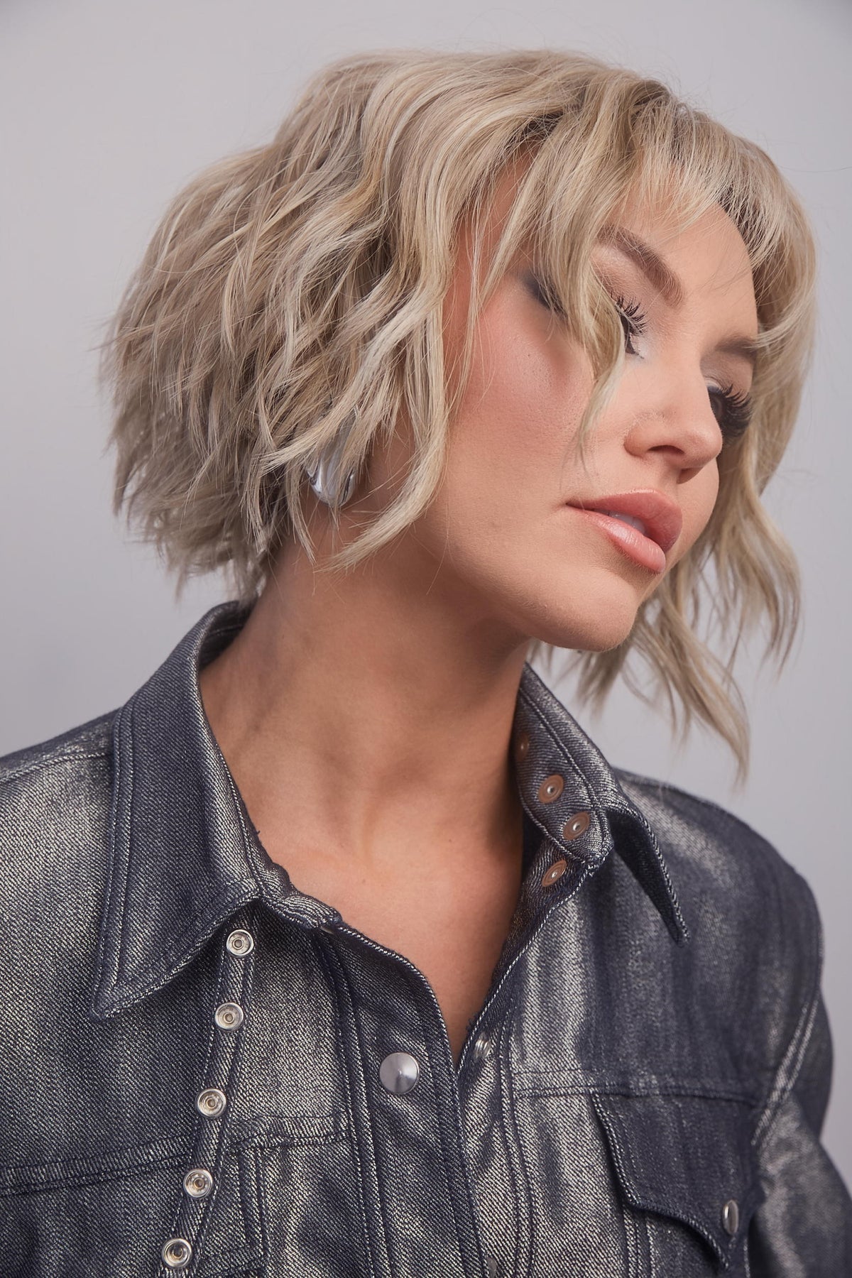 Rosanna | Lace Front Mono Part Heat-Friendly Synthetic Wig