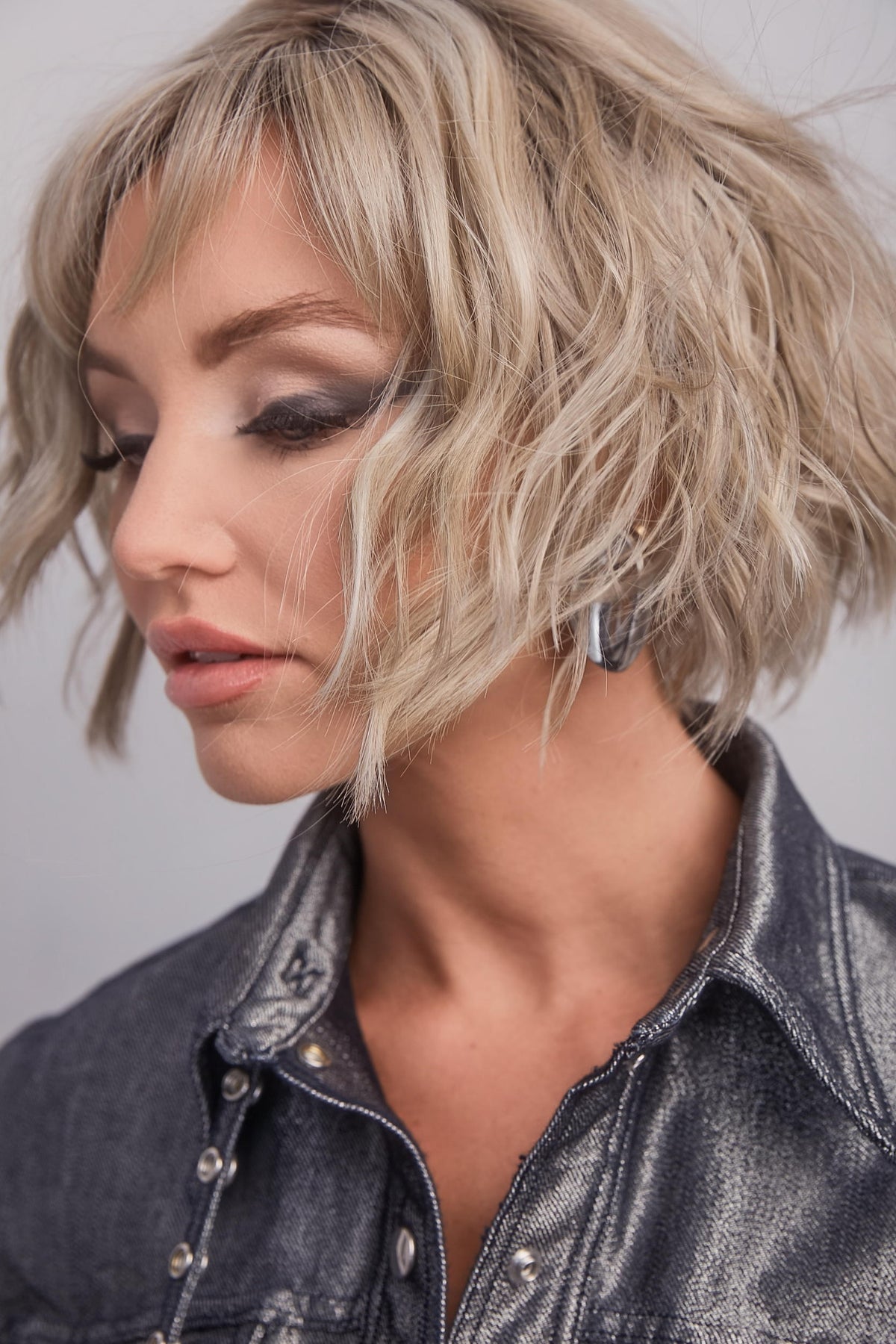 Rosanna | Lace Front Mono Part Heat-Friendly Synthetic Wig