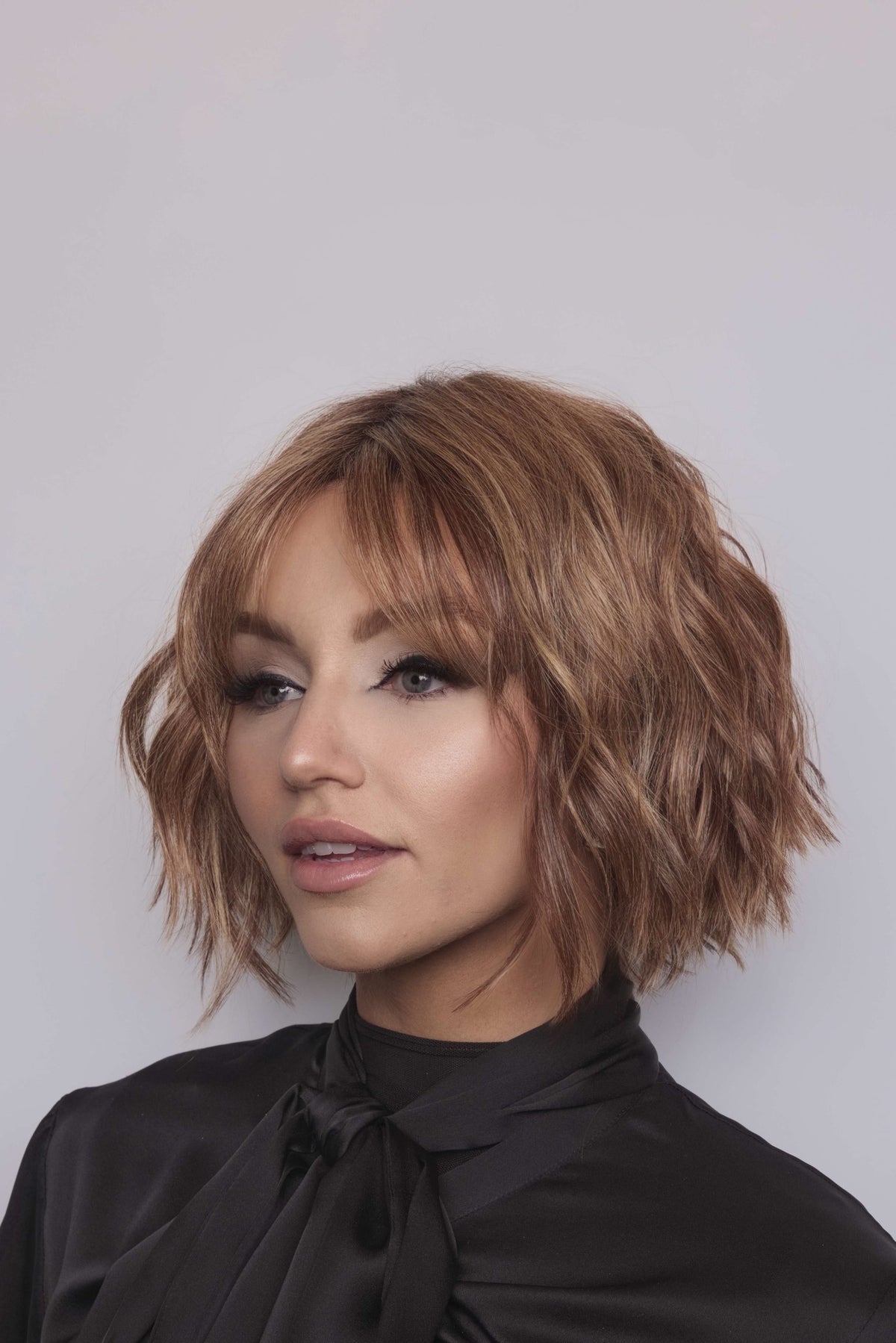 Rosanna | Lace Front Mono Part Heat-Friendly Synthetic Wig