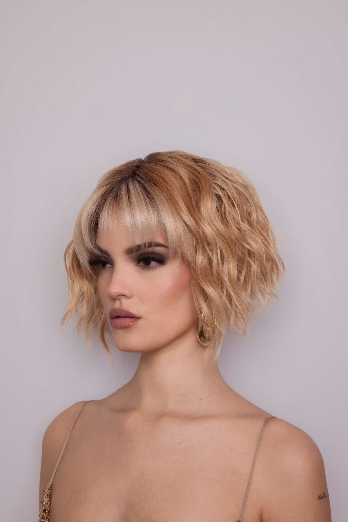 Rosanna | Lace Front Mono Part Heat-Friendly Synthetic Wig