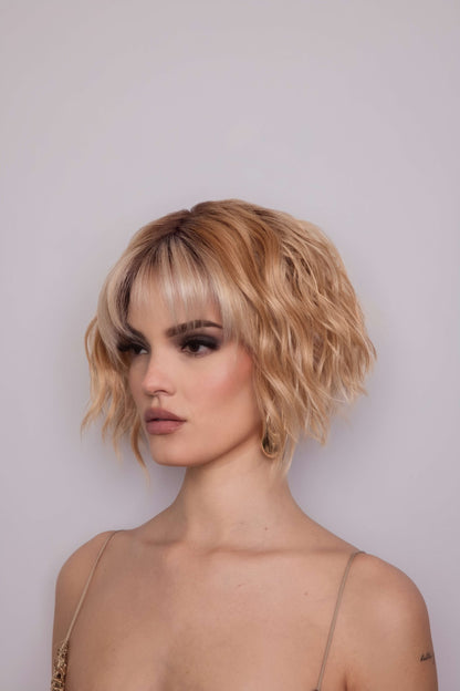 Rosanna | Lace Front Mono Part Heat-Friendly Synthetic Wig