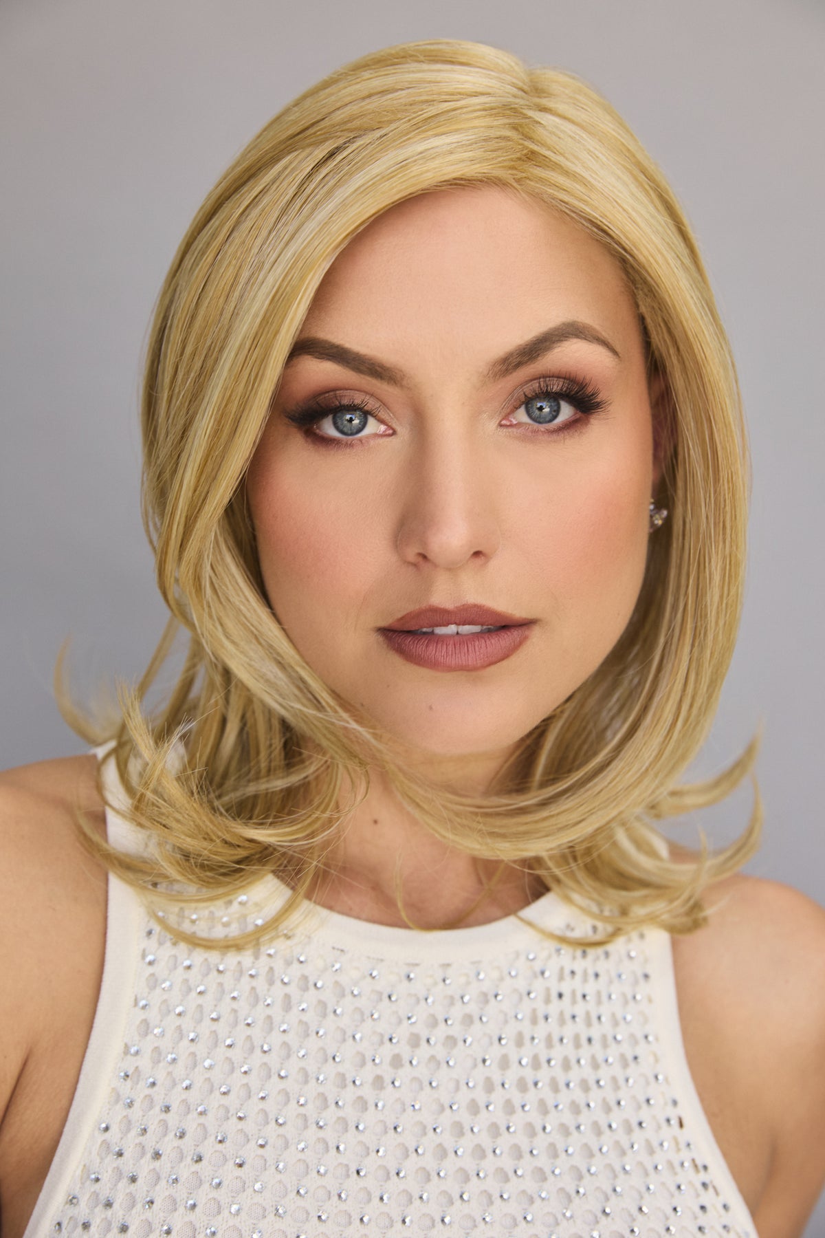 Sophia | Lace Front Mono Part Heat-Friendly Synthetic Wig