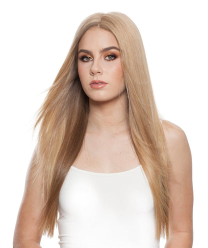 301 F-Top Blend LH: Hand Tied Human Hair Piece 