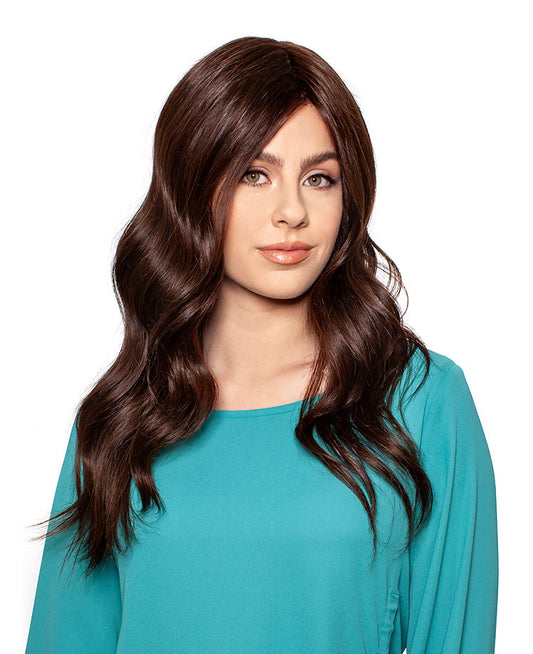 Natural Topper | Lace Front Monofilament Human Hair Topper (100% Hand-Tied)