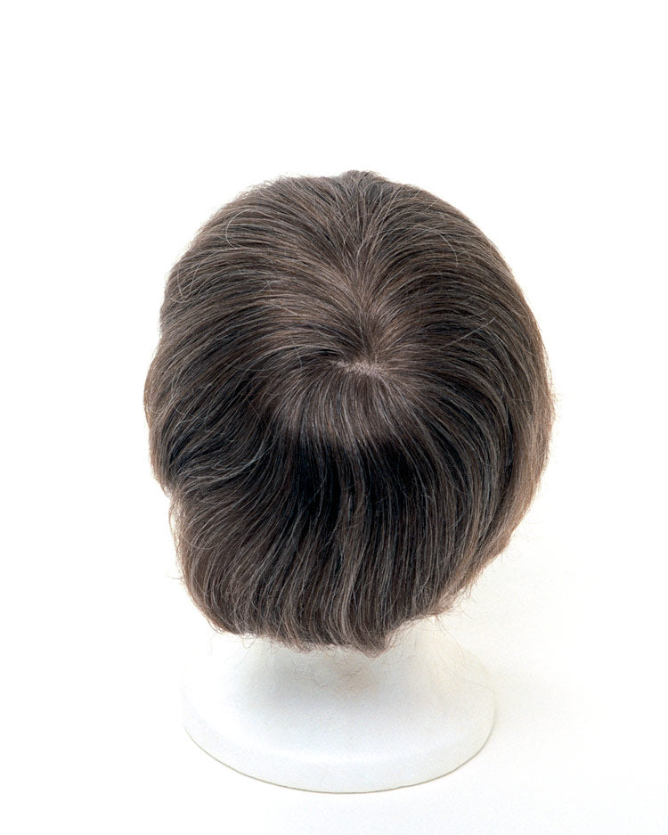 400 Men's System H | Mono-Top Remy Human Hair Topper (100% Hand-Tied)
