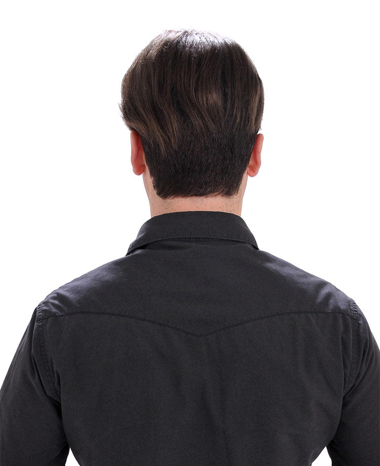 402 Men's System H | Mono-Top Remy Human Hair Topper (100% Hand-Tied)