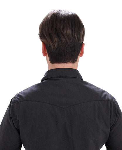 402 Men's System H | Mono-Top Remy Human Hair Topper (100% Hand-Tied)