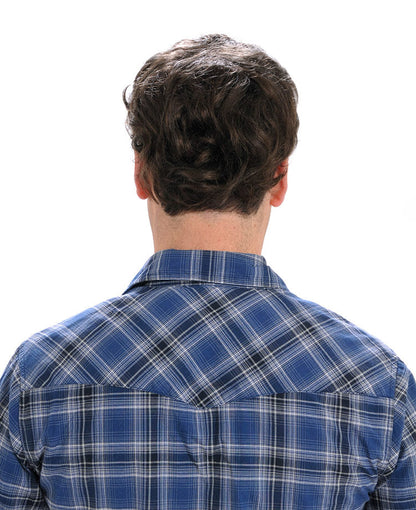 403 Men's System H | Mono-Top Remy Human Hair Topper (100% Hand-Tied)