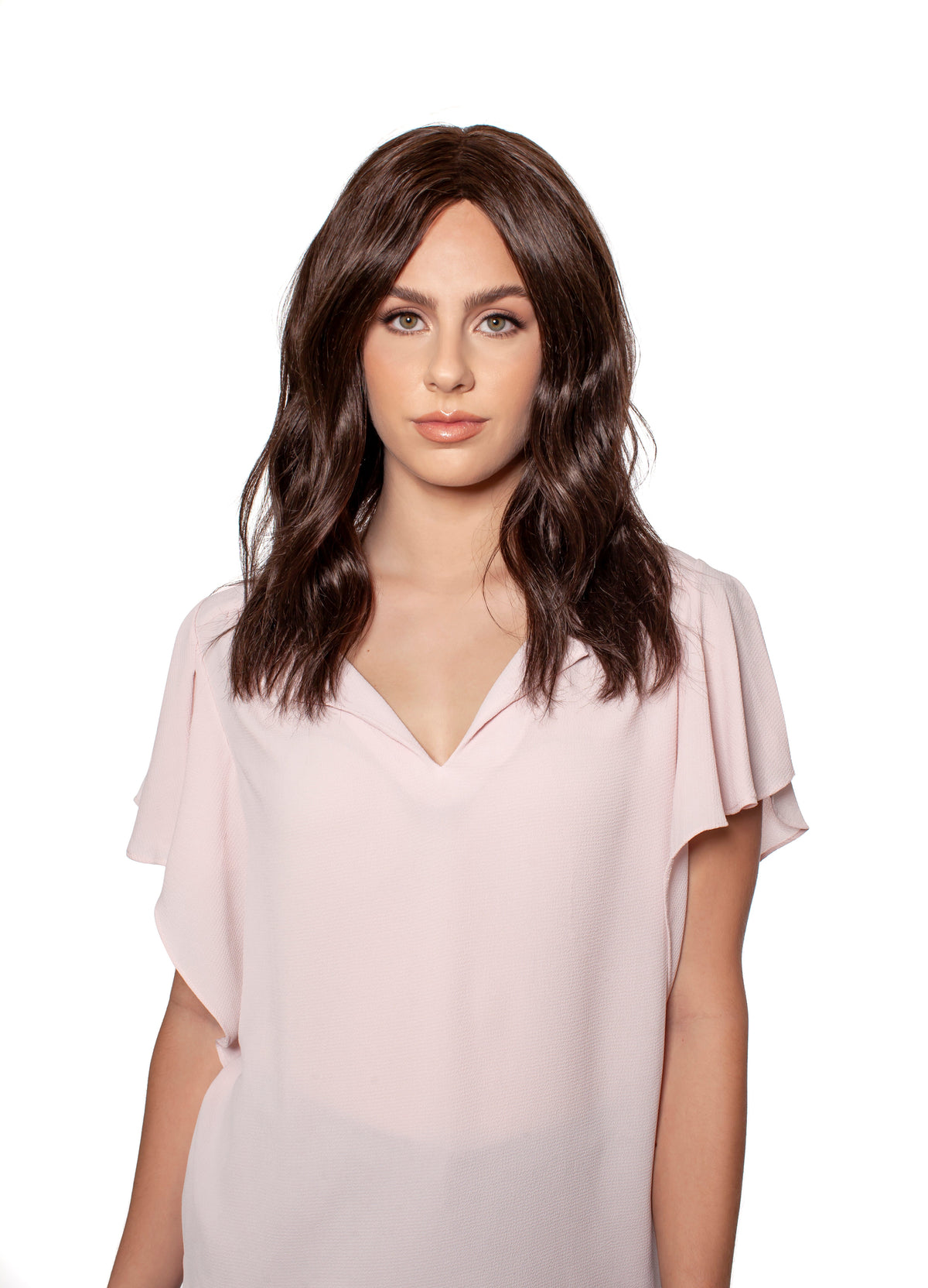 Natural Lace Top B | Remy Human Hair Topper (100% Hand-Tied)