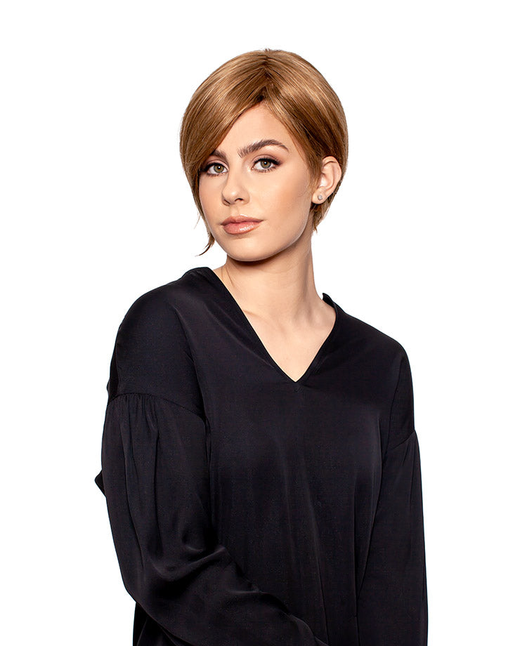 Natural Lace Top C | Lace Front Remy Human Hair Topper (100% Hand-Tied)