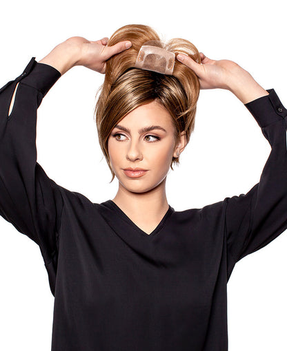 Natural Lace Top C | Lace Front Remy Human Hair Topper (100% Hand-Tied)