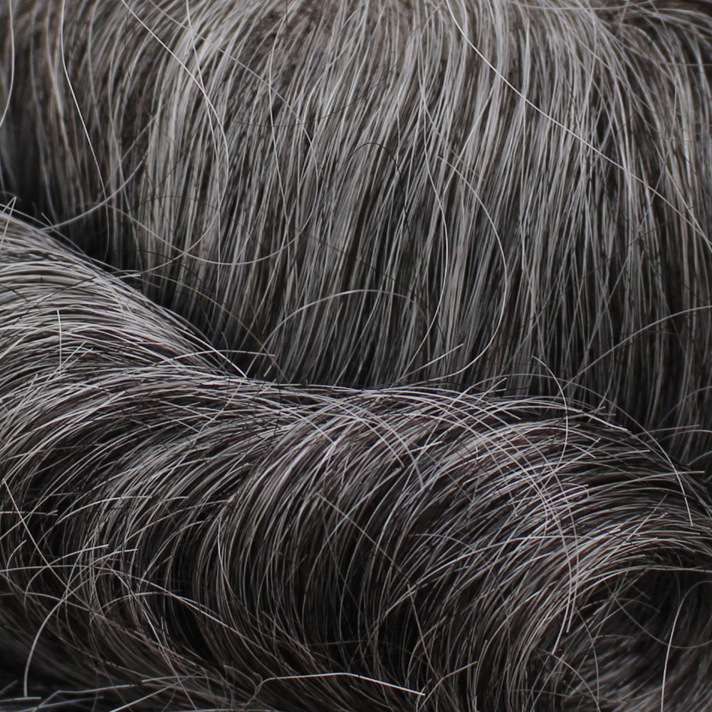 401 Men's System H | Mono-Top Remy Human Hair Topper (100% Hand-Tied)