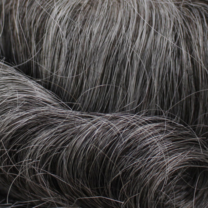 401 Men's System H | Mono-Top Remy Human Hair Topper (100% Hand-Tied)